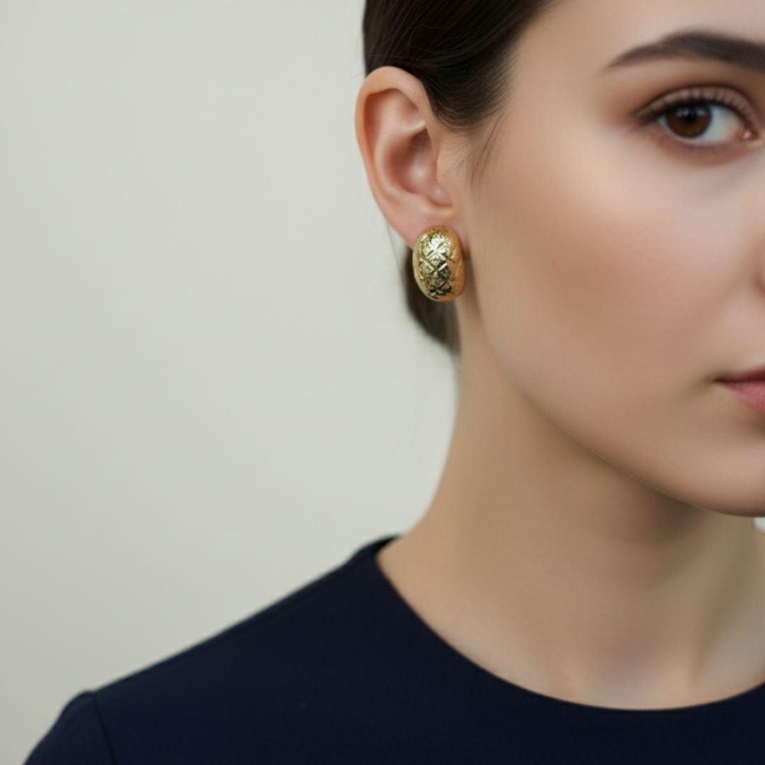 Chic Braided Texture Mini Hoop Earring