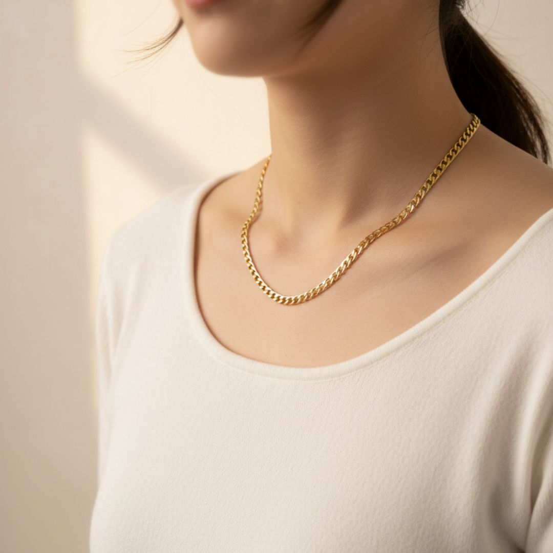Classic Luxe Cuban Link Chain Necklace