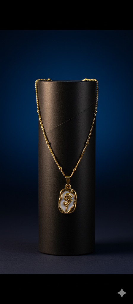 Rose Pendant Necklace